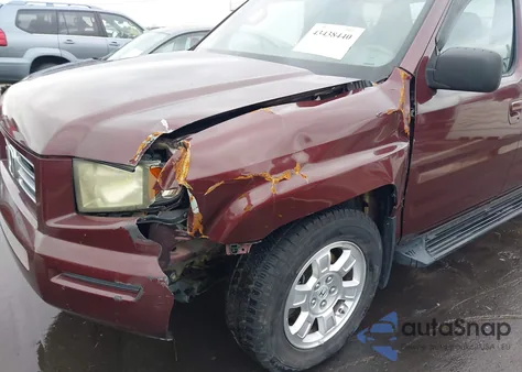 2008 Honda Ridgeline Rts from USA, damaged, VIN 2HJYK164X8H504992